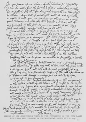Rapport från Sir Christopher Wren till kommittén för stadens marker angående färdigställandet av monumentet, 28 juli 1675 (gravyr)