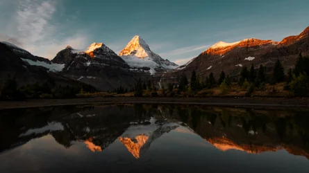 Spegling i Golden Mountain