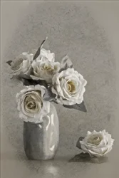 Eleganta vita rosor