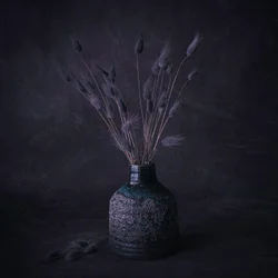 Stämningsfulla torkade blommor