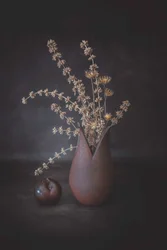 Stämningsfullt blomstermotiv