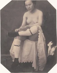 [Naken kvinna], ca. 1855.