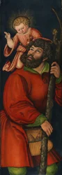 Tyska: Der heilige Christophorus Sankt Kristoffer