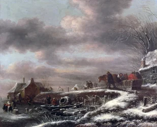 Winter Landscape (olja på duk)