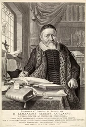 D. Leonardus Marius Goezanus, pub. 1654 gravyr.