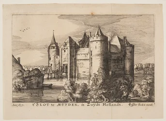 Muidens slott (omvänt), från Fyra slott i Holland och Utrecht