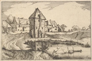 Dammen, skylt 9 från provinsen Brabant, ca. 1610
