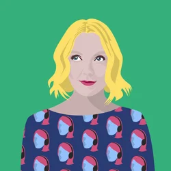 Porträtt av Lauren Laverne