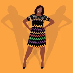 Porträtt av Michelle Obama