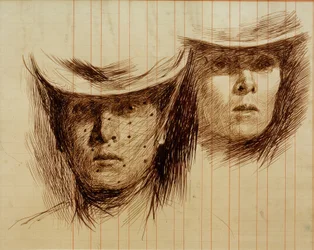 Elisabeth (?) Och Clara Siewert