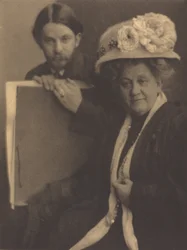 Alvin Langdon Coburn och hans mor, ca 1909.