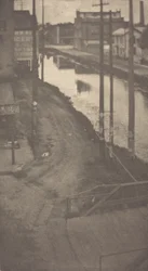 Telegrafstolpar, ca 1900.