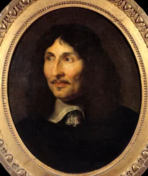 Porträtt av Jean Baptiste (Jean-Baptiste) Colbert (1619-1683), Ludvig XIV:s minister. Målning tillskriven Claude Lefebvre (1632-1675)