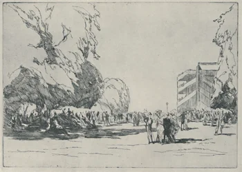Ascot - The Paddock, 1914, 1920