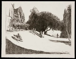 "Konvalescens i England", 1917