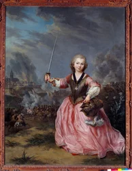 Porträtt av Pierre Claude Secret de Gueidan som riddare av Malta Les Gueidan var en stor provensalsk familj. Målning av Claude Arnulphy (1697-1786). 1748 Musee Granet, Aix en provence