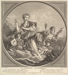 Satyrisk poesi, ca. 1741.