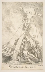 Korsets höjd.n.d. Skapare: Claude Gillot, Jacques Gabriel Huquier.