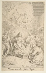 Nativity.n.d. Skapare: Claude Gillot, Jacques Gabriel Huquier.