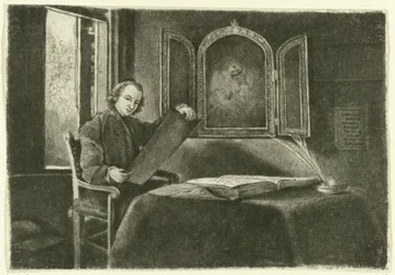 Porträtt av Ponce-François Copette som Abraham Francen