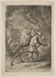 Flygningen till Egypten: Small Plate.n.d.