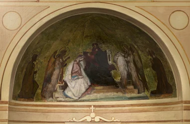 Färdig modell för Jungfrukapellet i kyrkan Saint-Philippe-du-Roule (tredje skissen): 