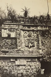 Nunneklostret, Uxmal, 1860.