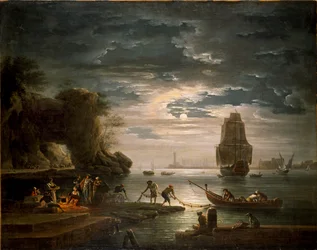 Kustscen La nuit, 1750-tal