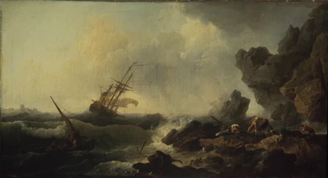 Storm vid havet