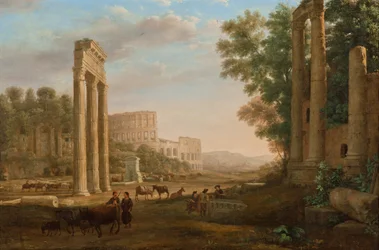 Capriccio med ruinerna av Forum Romanum