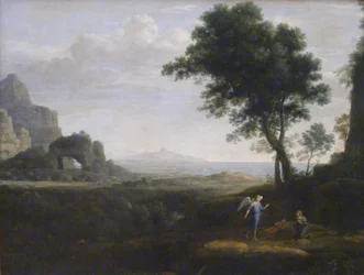 Hagar och Ismael i öknen
