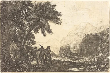 Landskap med Brigands (Scène de brigands)