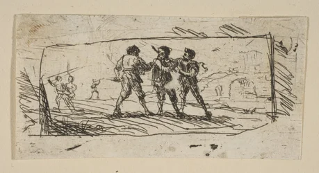 Studie med Brigands Lower Section, ca. 1633.