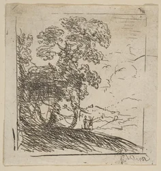 The Two Landscapes Right Tree, ca. 1630.
