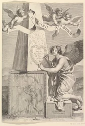 Frontispice för Nya testamentet på grekiska, 1642.