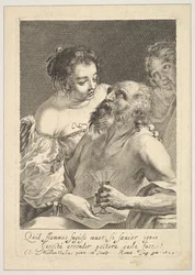 Lot och hans döttrar, 1629.