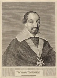 Porträtt av Claude de Rebé, ärkebiskop av Narbonne