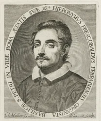 Porträtt av kompositören Girolamo Frescobaldi 1583-1643, 1634