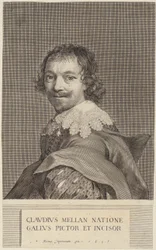 Självporträtt av Claude Mellan