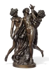 The Three Graces, ca 1860 (brons)