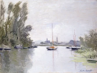 Argenteuil, utsikt över Seines handvapen, 1872