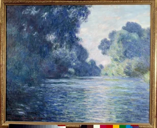 Arm de Seine nära Giverny. Målning av Claude Monet (1840-1926)