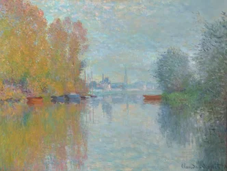Höst vid Seine, Argenteuil 1873 (olja på duk)