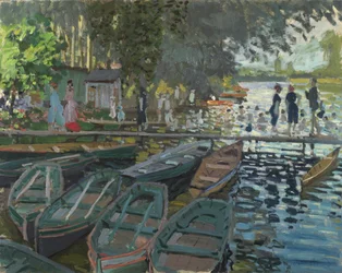 Badgäster på La Grenouillere