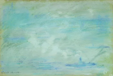 Båt på Themsen, diseffekt; Båt på Themsen, dimeffekt, 1901