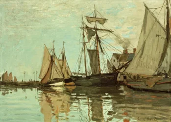 Båtar i Honfleur hamn