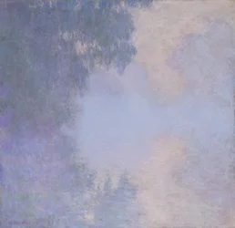 Seine-gren nära Giverny Mist, 1897.
