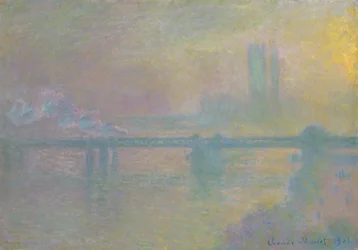 Charing Cross Bridge, London, 1901.