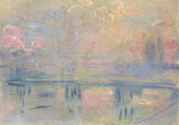 Charing Cross Bridge, ca 1900 (olja på duk)