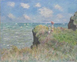 Cliff Walk i Pourville, 1882